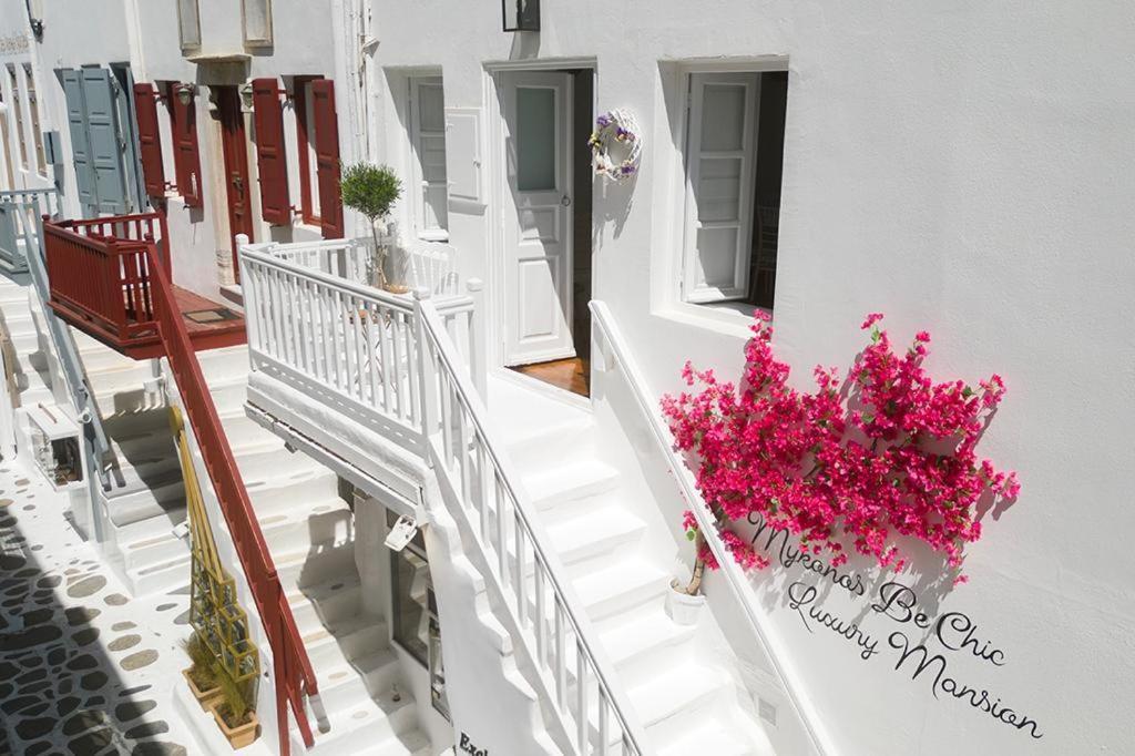 Willa Mykonos Be Chic Luxury Mansion Mykonos Town Zewnętrze zdjęcie